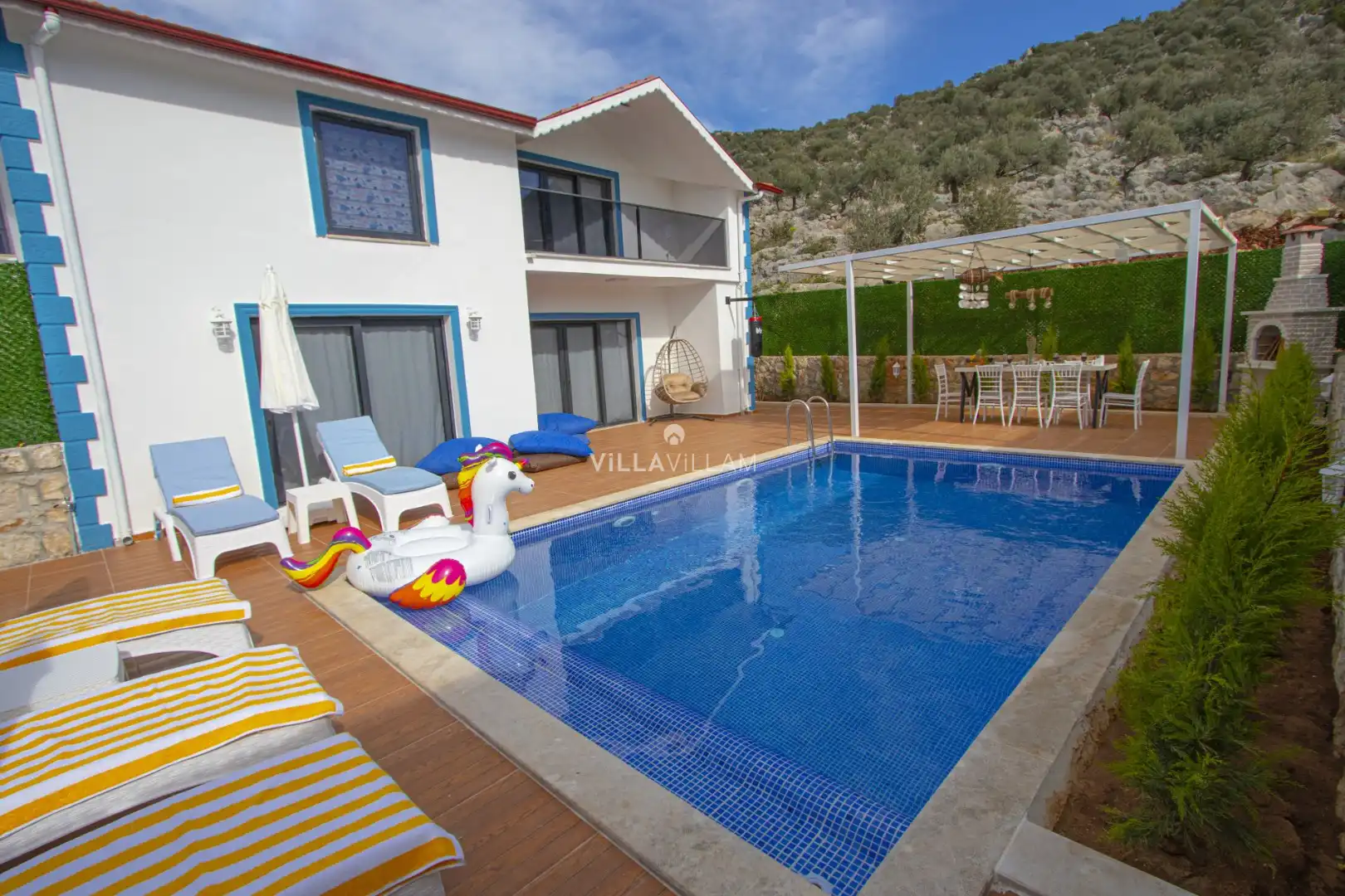 Villa Denizyıldızı - Kalkan'da Jakuzili Kiralık Villa